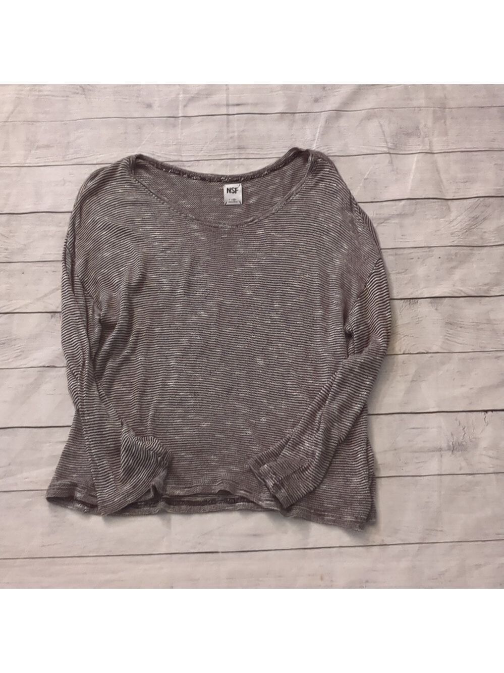 NSF stripe top size medium